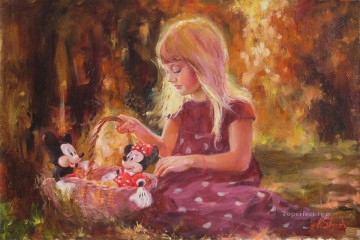Mickey Mouse Sunshine Girl ES Disney Pinturas al óleo